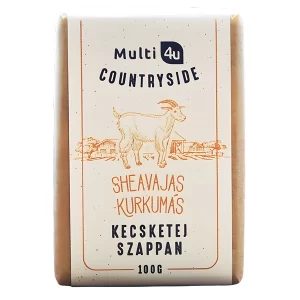 Multi 4U Countryside Sheavajas-kurkumás Kecsketej szappan