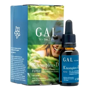 GAL K-komplex + D3 Forte étrend-kiegészítő cseppek 20 ml