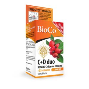 BioCo C + D duo  Retard C-vitamin 1000mg D3-vitamin 2000 NE 100db