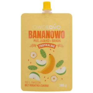 OWOLOVO Alma-Banán Tropical Gyümölcspüré 200g