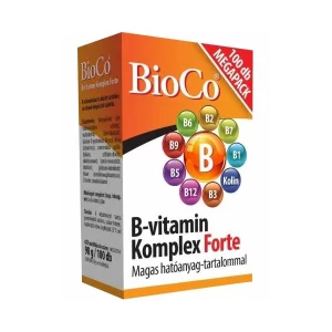 BioCo B-vitamin komplex FORTE 100 db