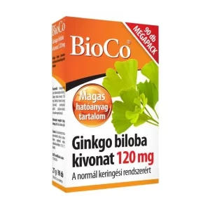 BioCo Ginkgo Biloba kivonat 120 mg Megapack tabletta 90 db