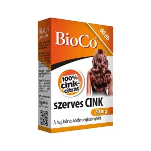 BioCo Szerves Cink 20 mg tabletta 60 db
