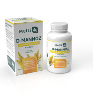 Multi 4U D-mannose kapszula aranyvessző kivonattal 120db