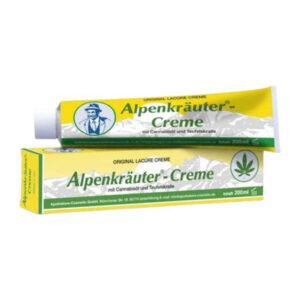 Alpenkräuter Alpesi gyógynövény krém Cannabis olajjal 200ml