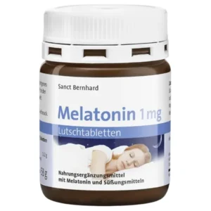 Sanct Bernhard Melatonin 1 mg rágótabletta (bodza-citrus íz) 120 db