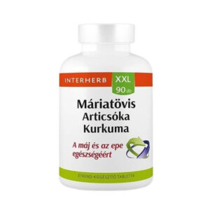 Interherb XXL MÁRIATÖVIS & ARTICSÓKA & KURKUMA tabletta 90db