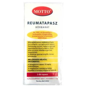 Motto tapasz sárga 2db