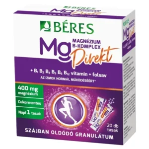 Béres Magnézium B-komplex Direkt szájban oldódó granulátum 20 adag