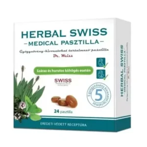 Herbal Swiss Medical pasztilla 24 db